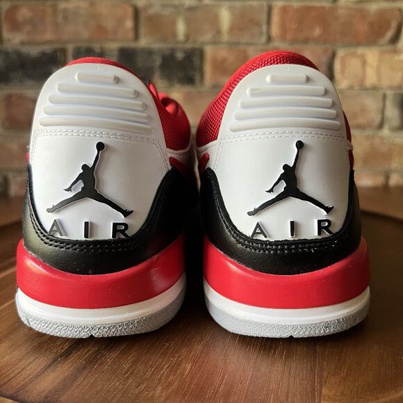 Nike Air Jordan Legacy 312 Low Fire Red Wolf Grey Sneakers Youth 6 Women's 7.5 - Picture 6 of 16